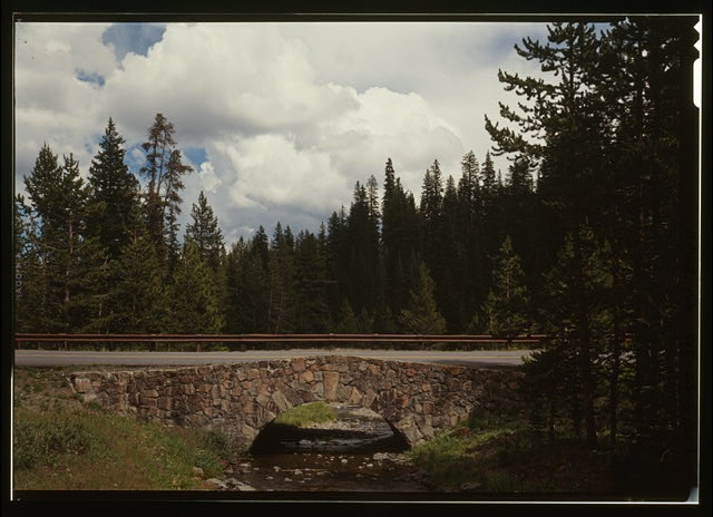 PERSPECTIVE VIEW - Cub Creek Bridge, Spanning Cub Creek...