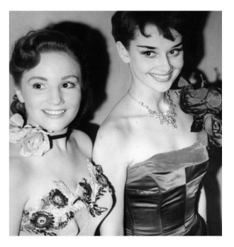 Jean Bayless and Audrey Hepburn.