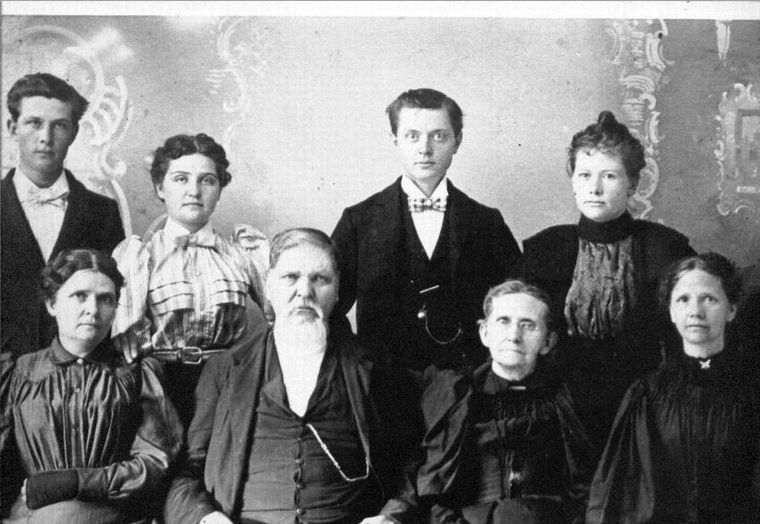 Henry T. and Mary E. Carter Bridges Family