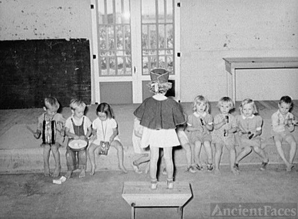 Children's "band" at the WPA 