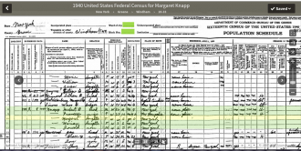 Donald Knapp 1940 Census