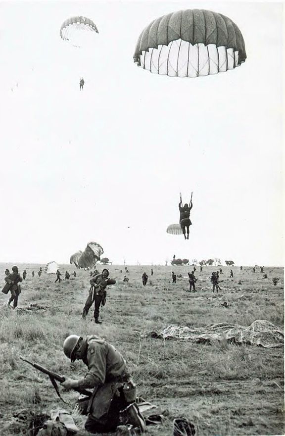 82nd Paratroopers On Drop Zone