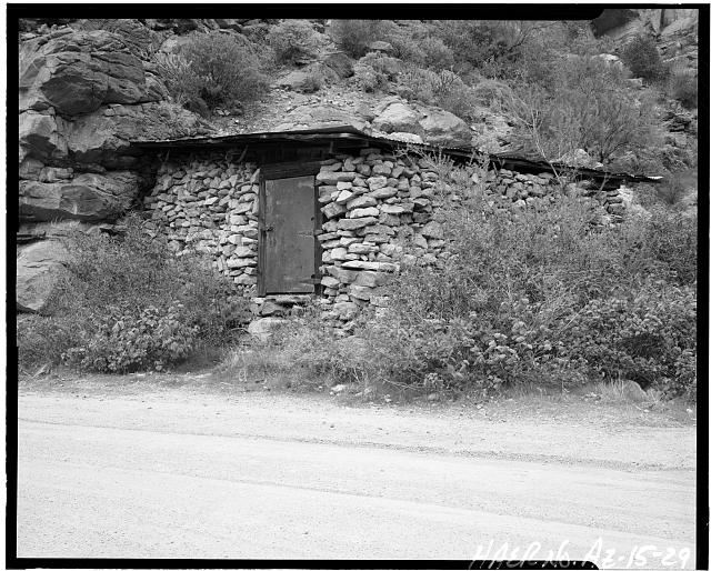 29. VIEW OF STONE BUILDING, ABOUT ONE MILE DOWNSTREAM OF...