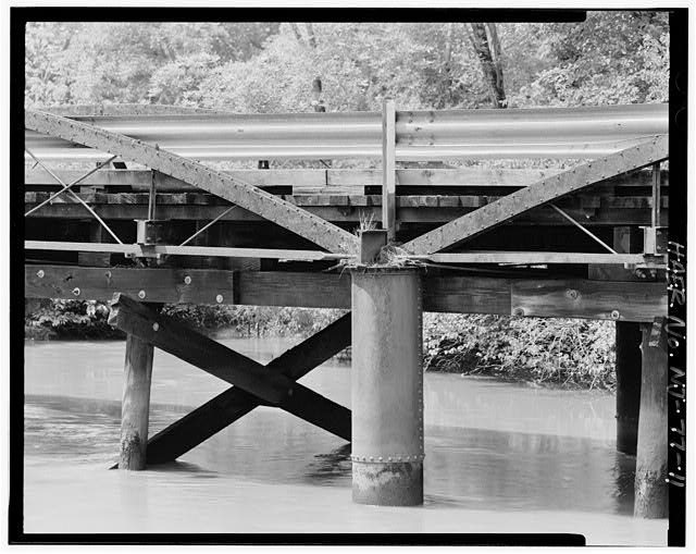 11. View of Typical Steel Caisson also showing...