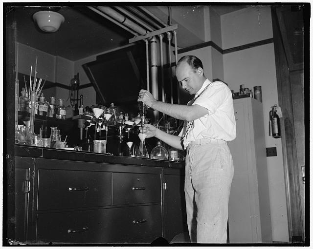 Testing cosmetics at Department of Agriculture Washington...