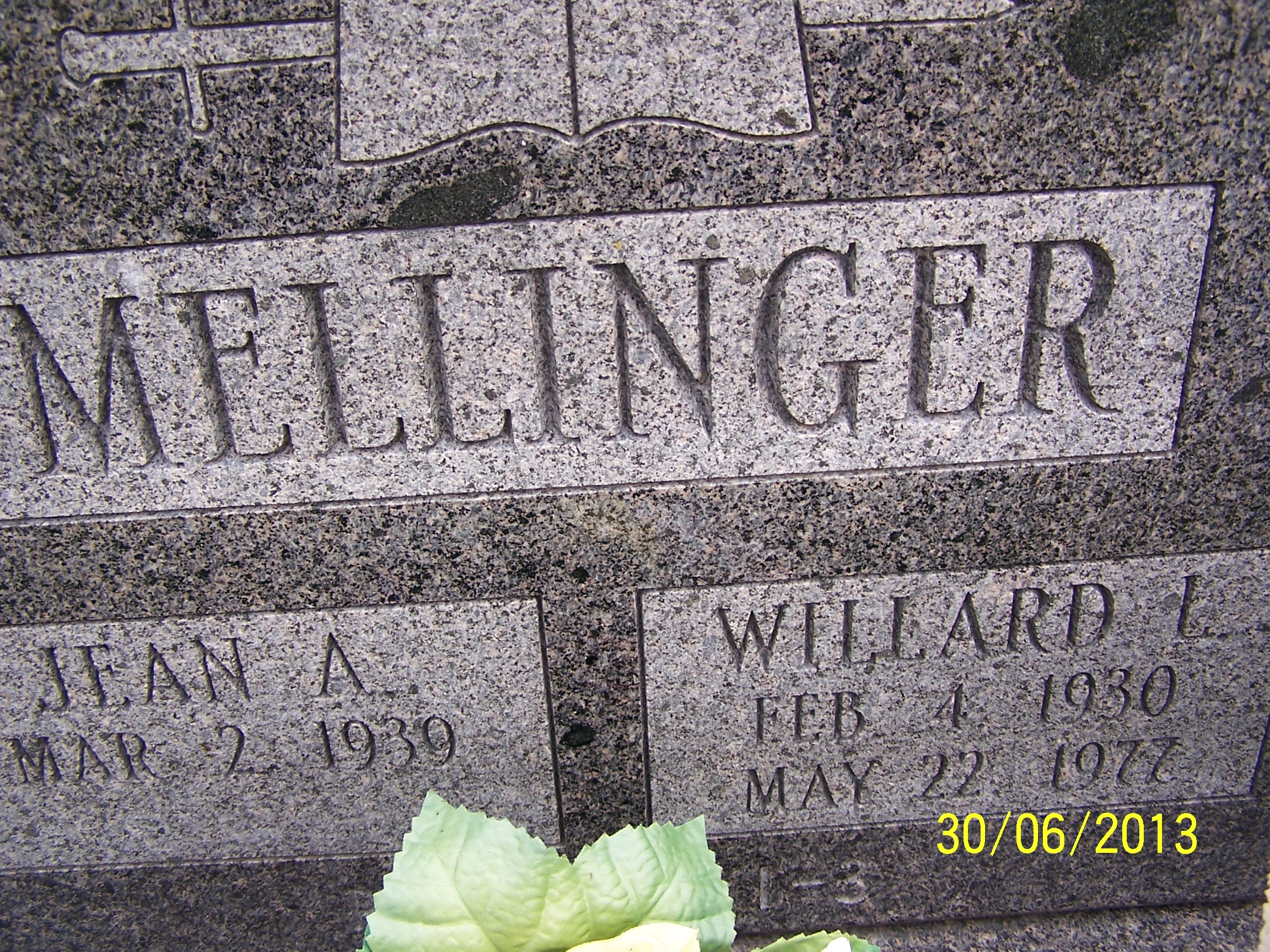 Jean & Willard Mellinger Gravesite