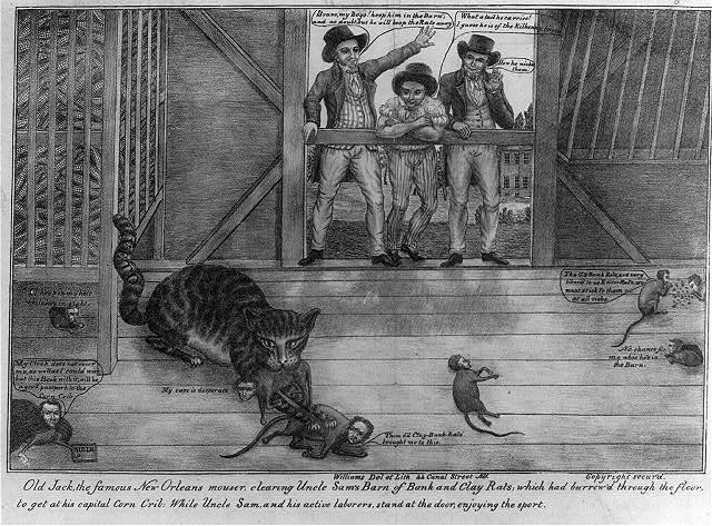 Old Jack, the famous New Orleans mouser, clearing Uncle...