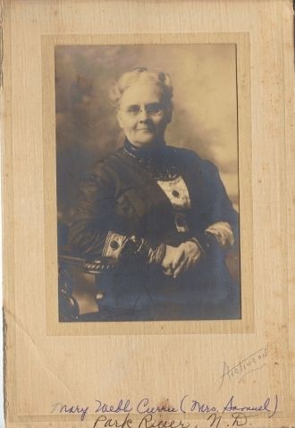 Mary Webb Currie, ND 1880