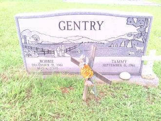 Robbie B Gentry gravesite