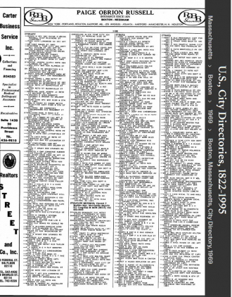 Allan C O'Hare --U.S., City Directories, 1822-1995(1969)