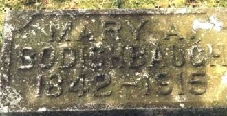 Tombstone: Bodishbaugh, Mary A.