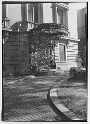 Embassies and legations. Russian Embassy, doorway and drive
