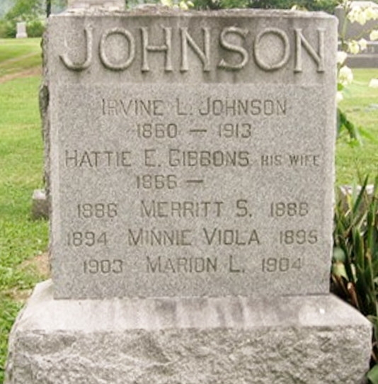 Irvine Leroy "Irving" Johnson gravesite