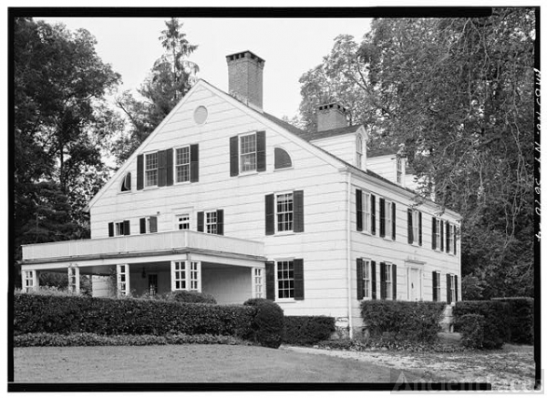 4. South and west elevations - Joseph Lloyd Manor House,...