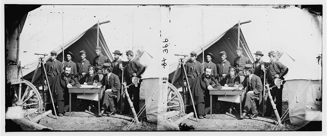 [Yorktown, Va., vicinity. Topographical engineers, Camp...