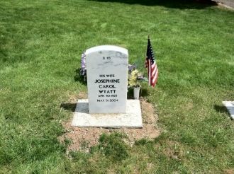 Josephine C Wyatt gravesite