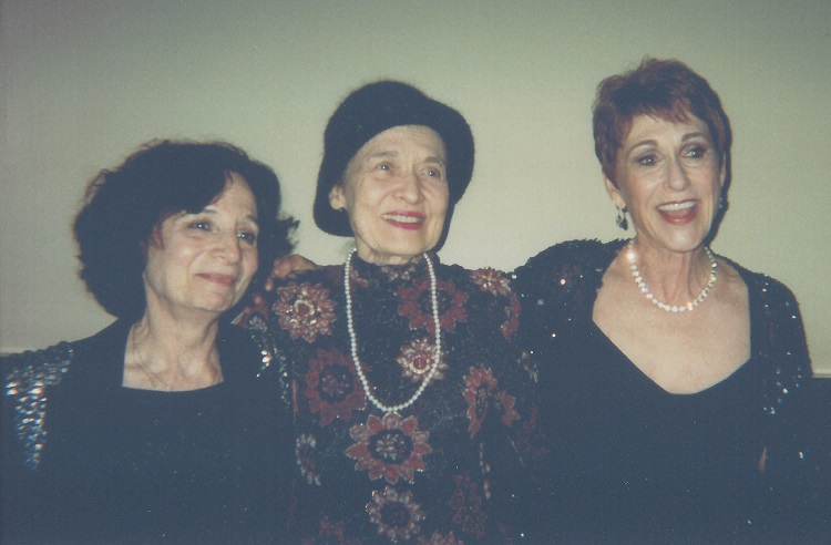 Julie May Wilson (center) with Michele and Amanda.