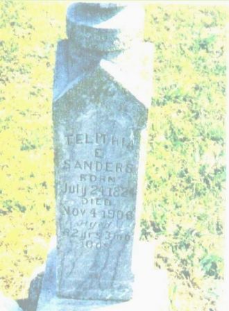 Telethia Elon Hightower Sanders Gravesite