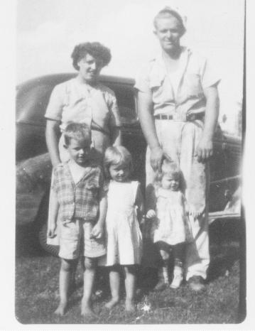 R.C. and Louise Parsley and 3 of their children