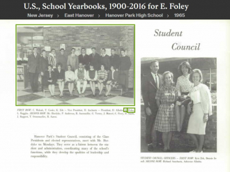 Eileen Catherine Foley-Rough--U.S., School Yearbooks, 1900-2016(1965) Student Council 2