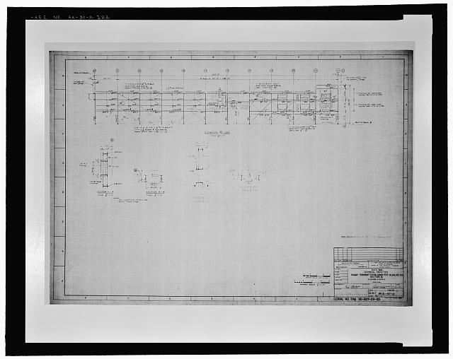 122. Back side technical facilities S.R. radar...
