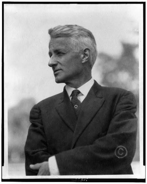 [Maxfield Parrish, half-length portrait, standing, facing...