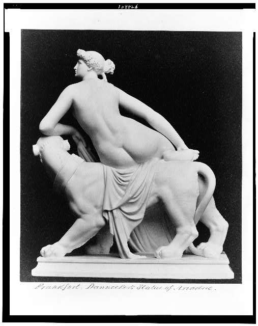 Frankfort. Dannecker's statue of Ariadne