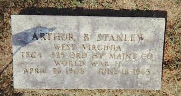 Arthur (Bill) Stanley gravesite