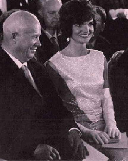 Jackie Kennedy and Khrushchev