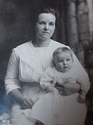 Grandmother Netta Wetzel Dillon with Louise Dillon