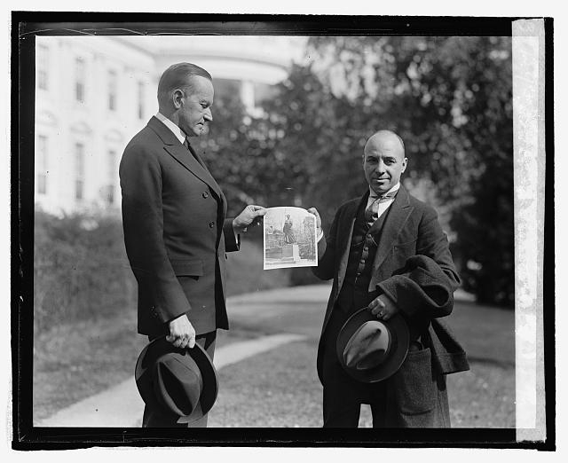 Pres. Coolidge with Salvatore M. Pino, [10/24/24]
