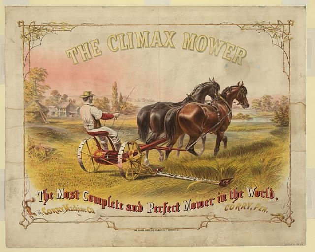 The climax mower, most complete and perfect mower in the...