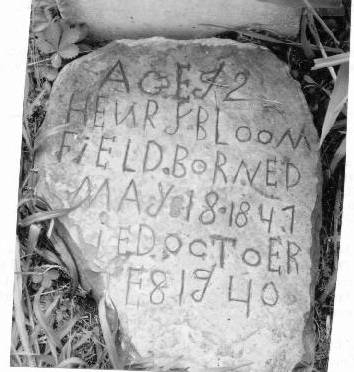 Henry Field Grave Stone Inscription
