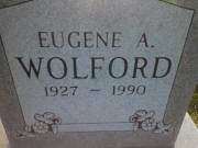 Eugene A Wolford gravesite