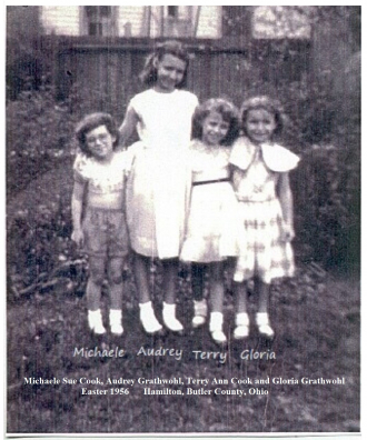Cook girls and friends, c.1956
