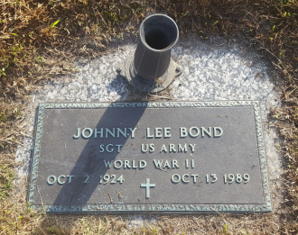 Johnny Lee Bond Gravesite