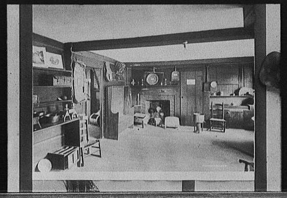 Kitchen and living room, John Hancock House, Lexington,...