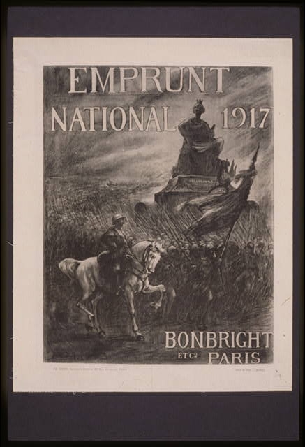 Emprunt National 1917. Bonbright et Co. Paris