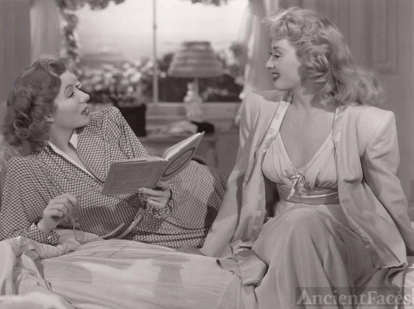 Joan Blondell and Greer Garson