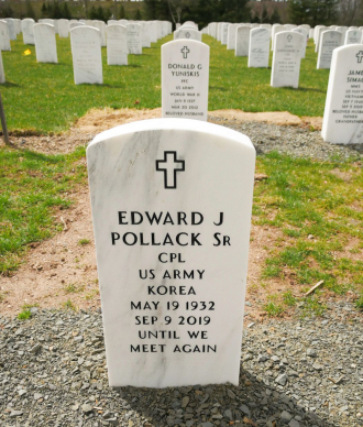 Headstone Edward J Pollack, Sr