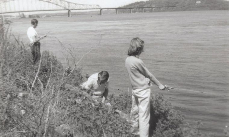 Fishing on the Mississippi