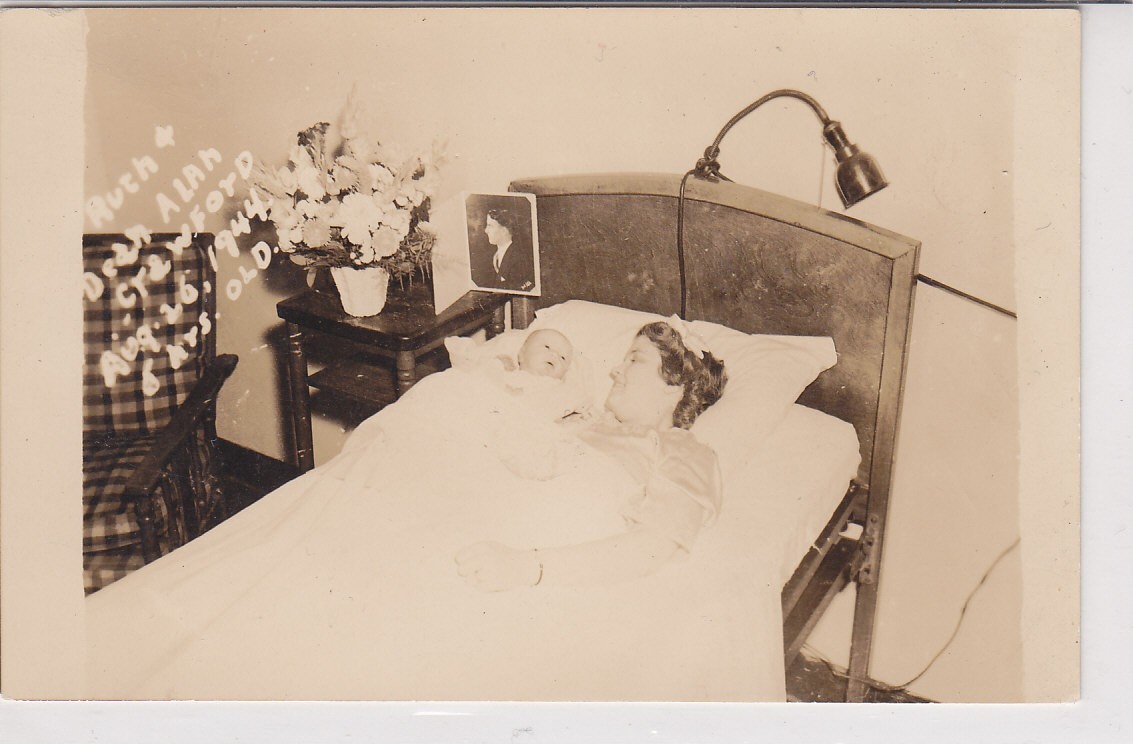 Ruth Crawford and baby Dean Alan Crawford