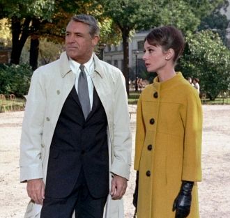 Audrey Hepburn and Cary Grant