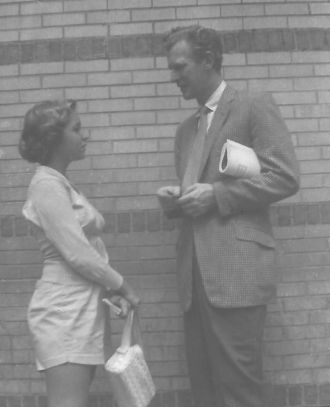 Edward Mulhare and Amanda Stevenson