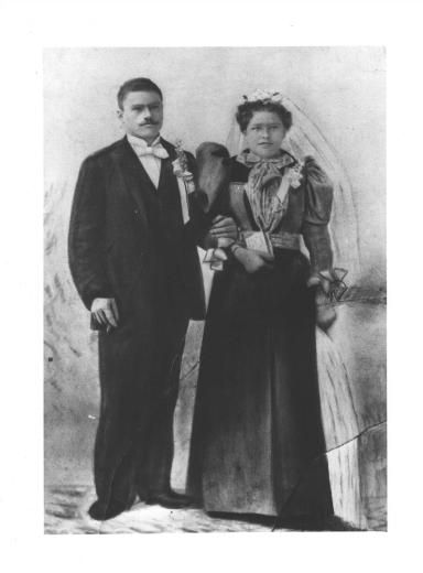 Mary (Stefancich) & Anton Kostelec, Illinois 1897