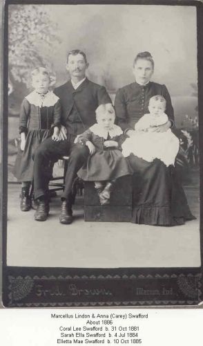 Marcellus Lindon Swafford Family