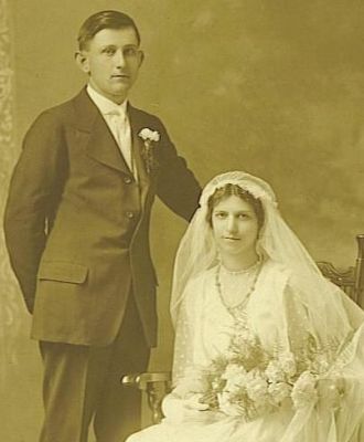 Joseph & Elizabeth Lieske Wedding day