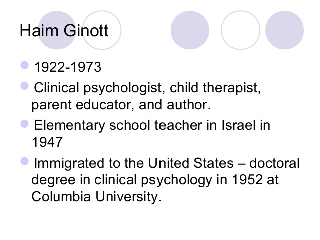 Haim Ginott