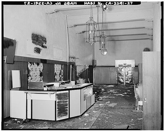 27. February. FOYER, LOOKING EAST - Whittier Theatre,...