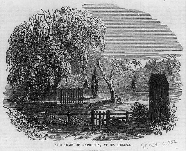 The tomb of Napoleon, at St. Helena